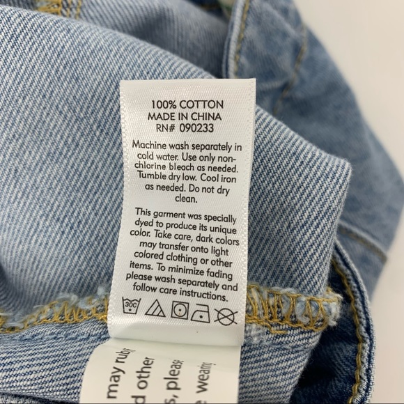 Pacsun Button Front A-line Denim Skirt Light Wash - Picture 7 of 8